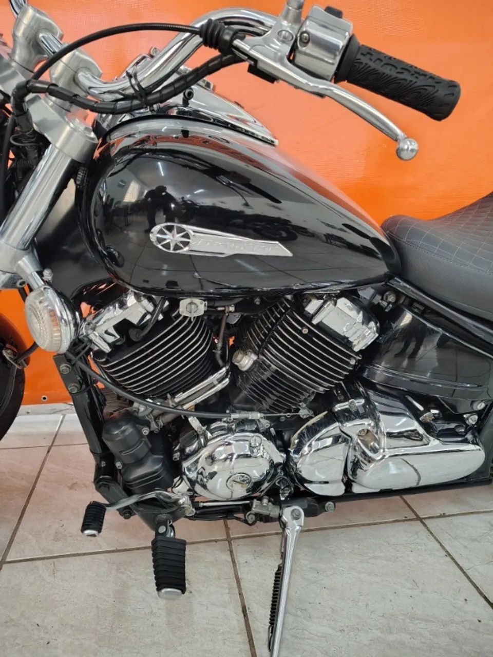 Yamaha Drag star 650 preta 2008  - Foto 4