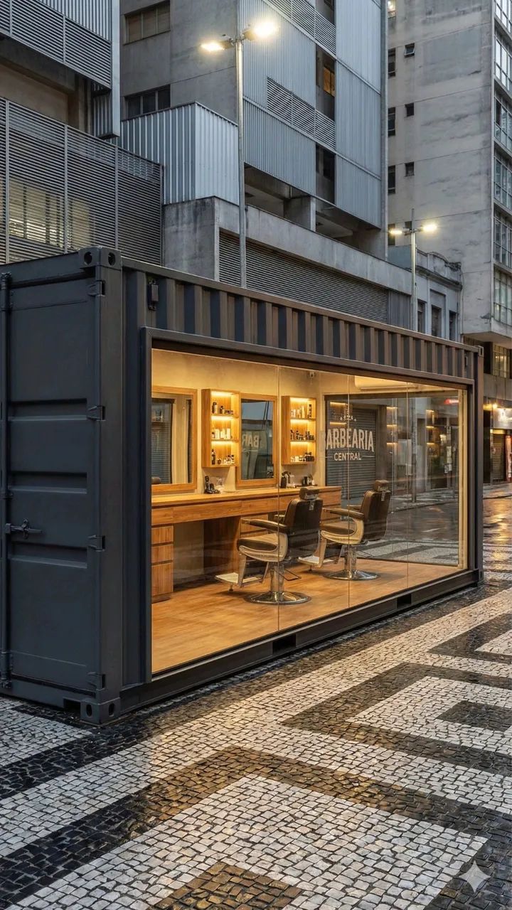 CONTAINER BARB SHOP - SUA BARBEARIA COMEÇA AQUI