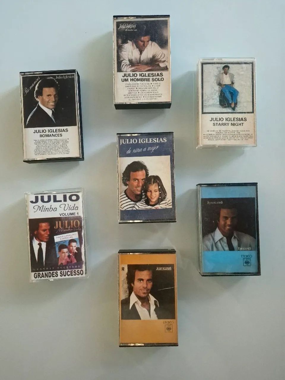 Seis fitas K7 do Julio Iglesias! 