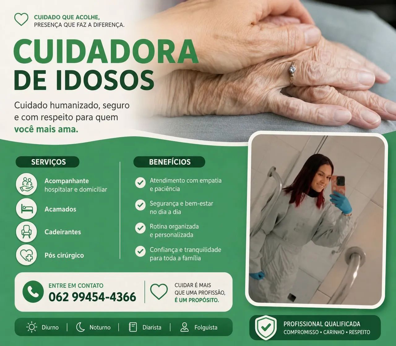 Cuidadora de idosos 