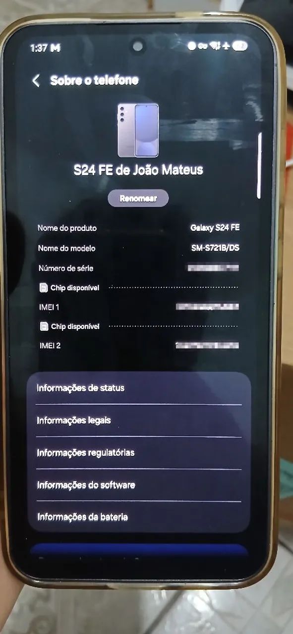 Samsung Galaxy S24 FE 256GB Branco  - Foto 5