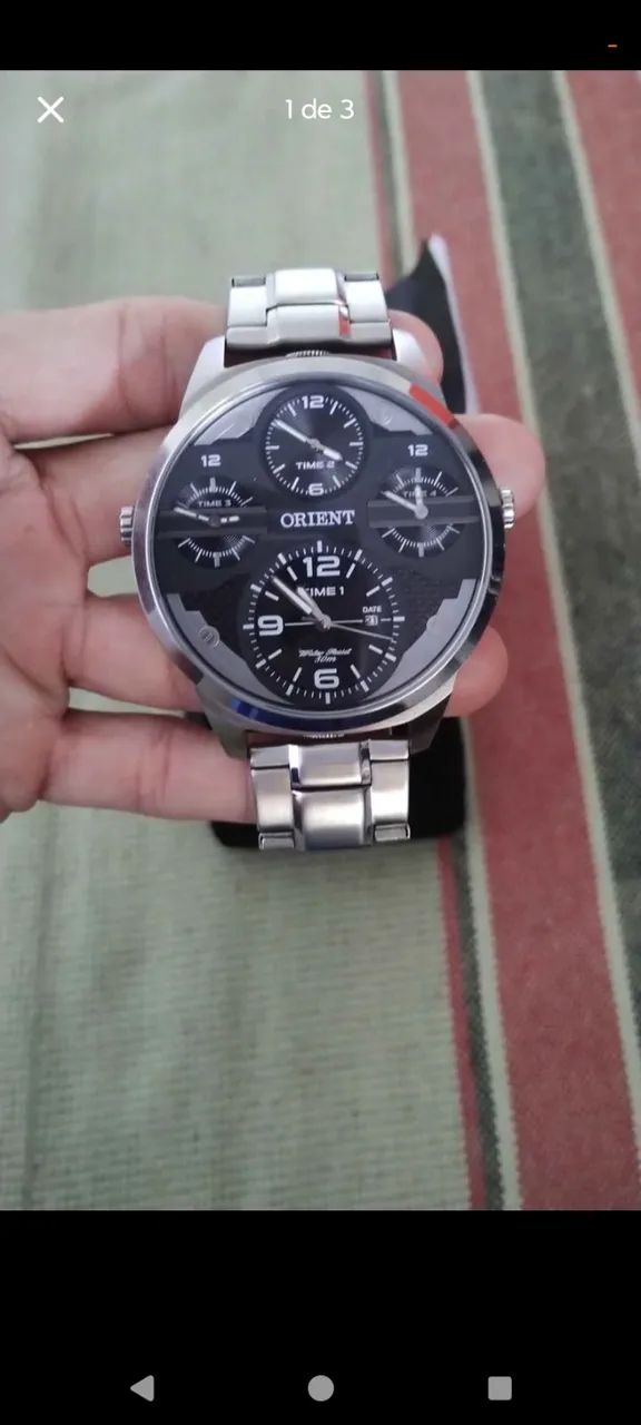Relógio Orient inox  - Foto 3