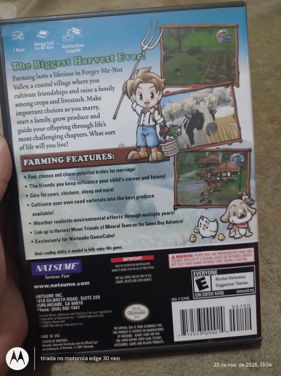 Harvest moon original funcionando perfeitamente  - Foto 3
