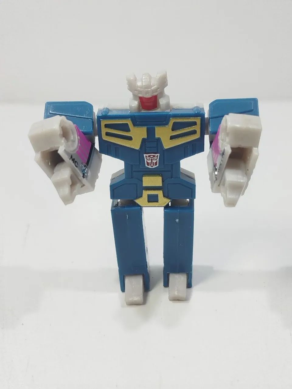Boneco antigo Eject Transformers G1 de 1986.