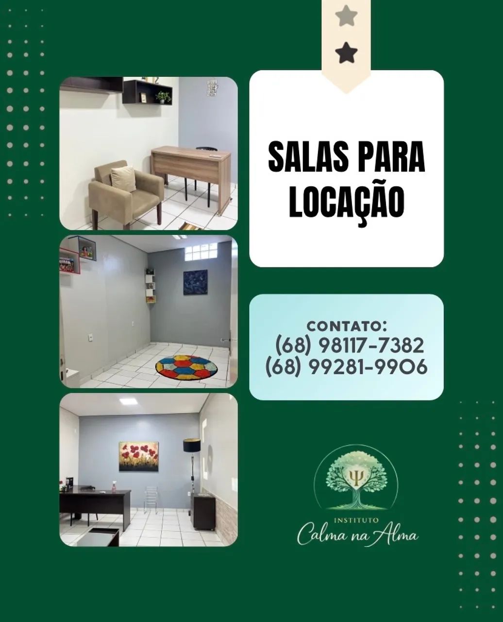 Salas para locação