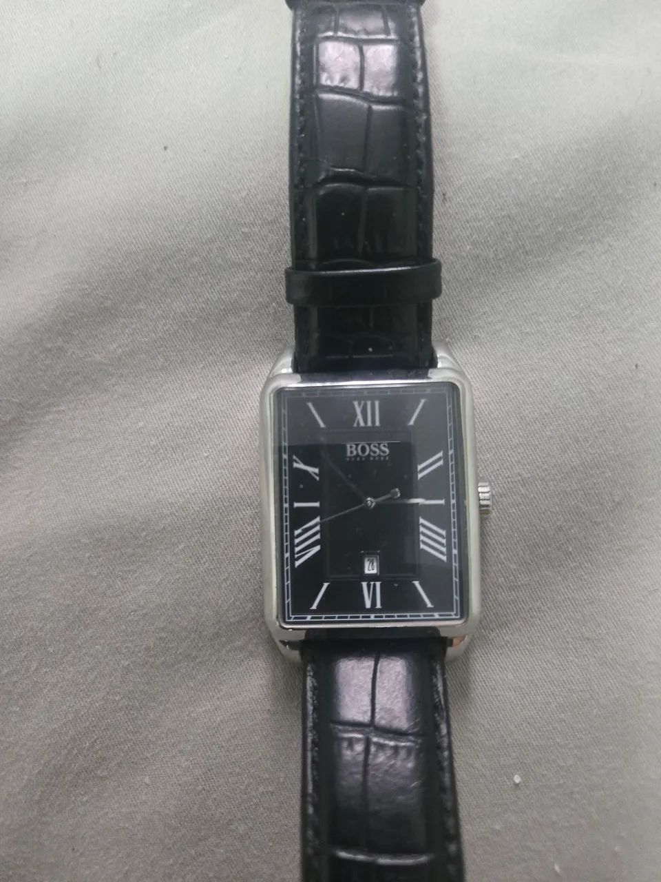 Relógio Hugo Boss retangular  - Foto 2