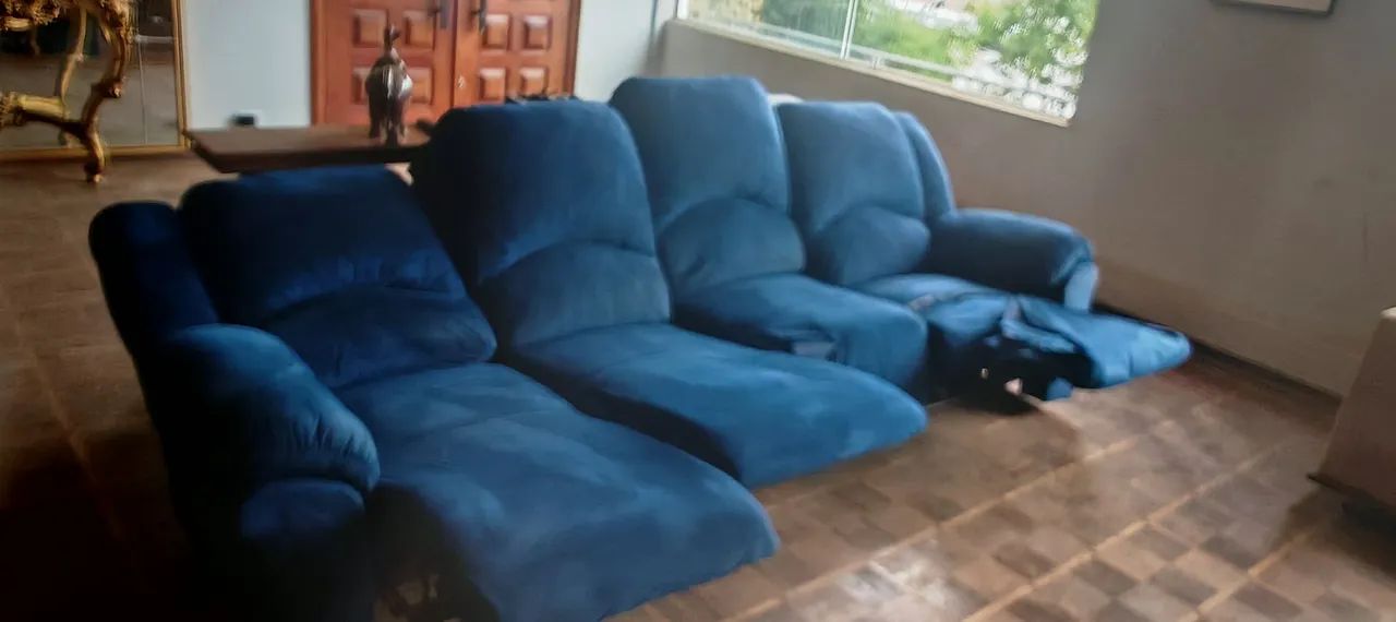 Sofá Plenitude 3,10mt com 4 assento reclináveis  - Foto 2