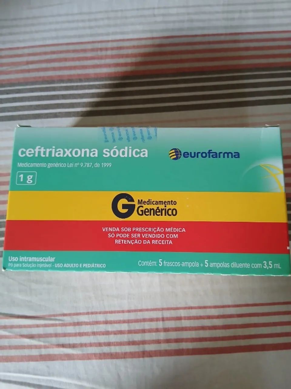 ceftriaxona sódica
