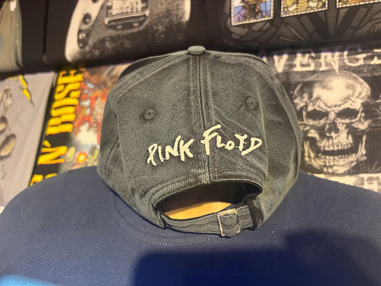 Boné Estonado Pink Floyd Bordado - Foto 2