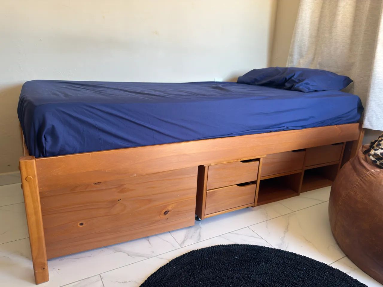 Cama de solteiro com módulo | Perfeito estado