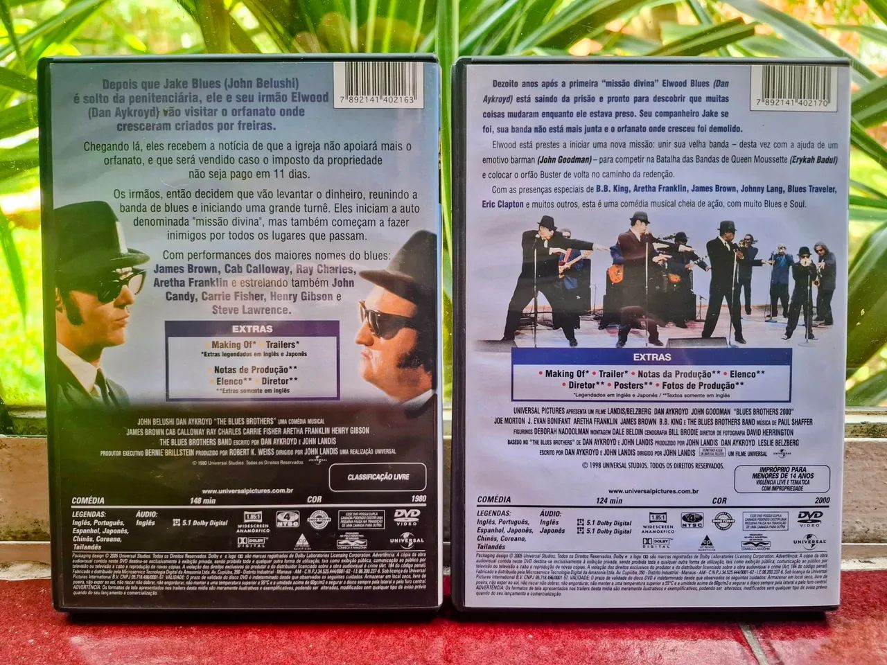 Os dois DVDs dos filmes dos "Irmãos Cara de Pau!"  - Foto 3