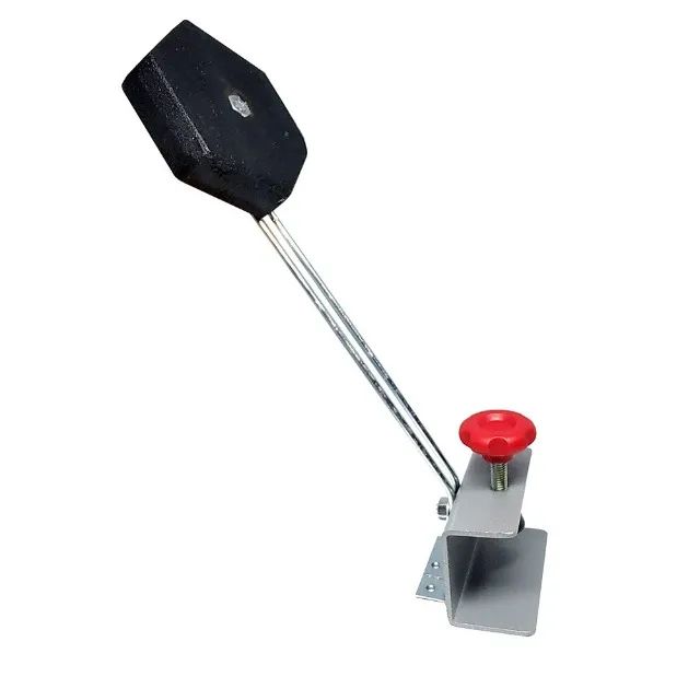 Garra para serigrafia 10 cm dobradiça com peso - Foto 2