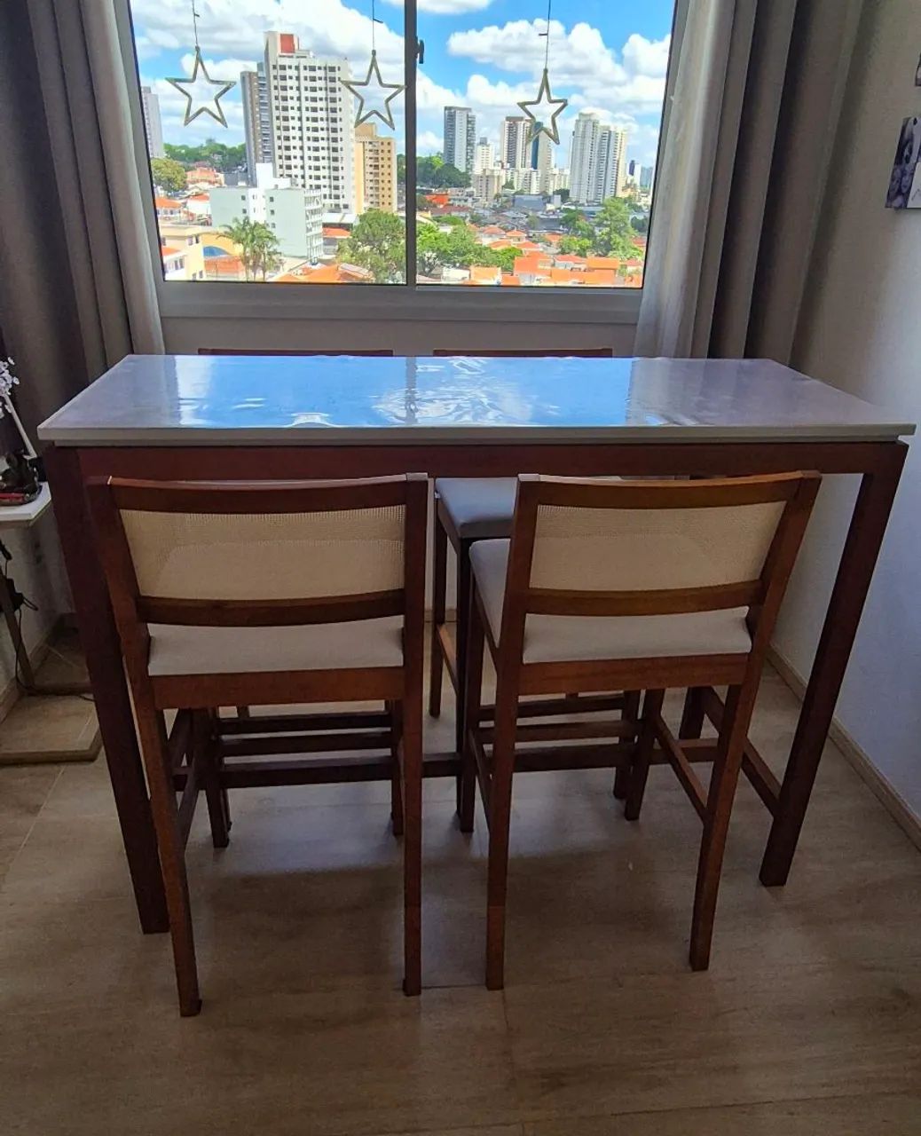 Conjunto com 4 cadeiras Bistrô Tiê CabeCasa - Foto 2