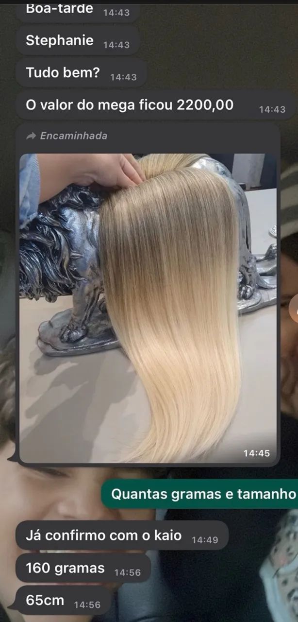 Cabelo humano mega