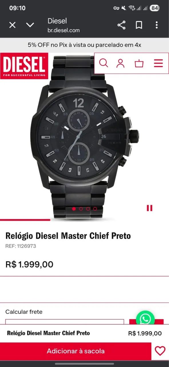 Relógio DIESEL masculino  - Foto 2