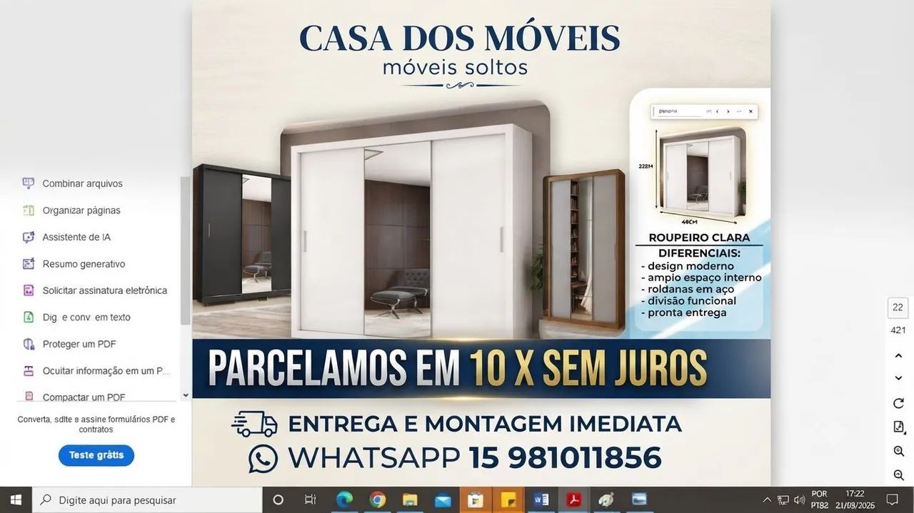 Móveis Soltos cm entrega e montagem grátis 