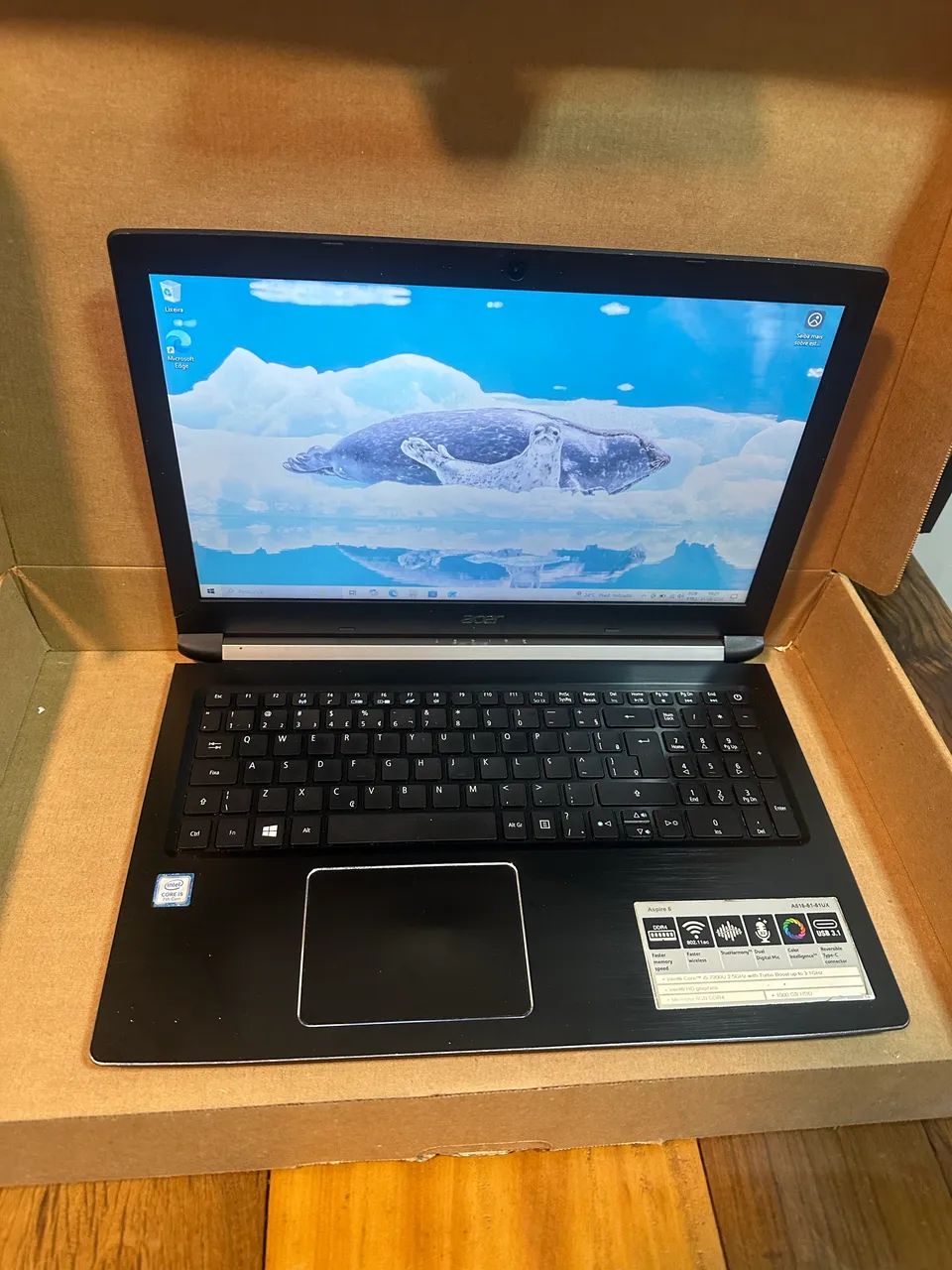 Notebook Acer aspire 5 core i5 7ª geração 1tb de hd e 8 gb de RAM  - Foto 2