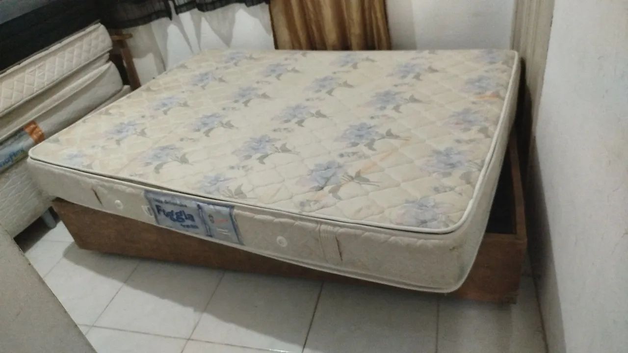 Cama casal, base e colchão, entrega grátis  - Foto 5