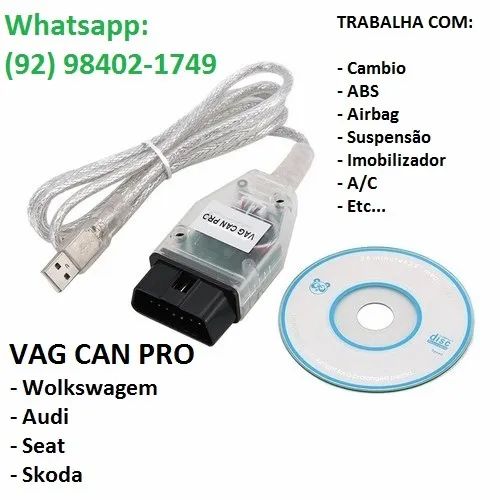 VAG-CAN PRO Automotive Scanner v 5.5.1 for Volkswagen, Audi, and SEAT Lines