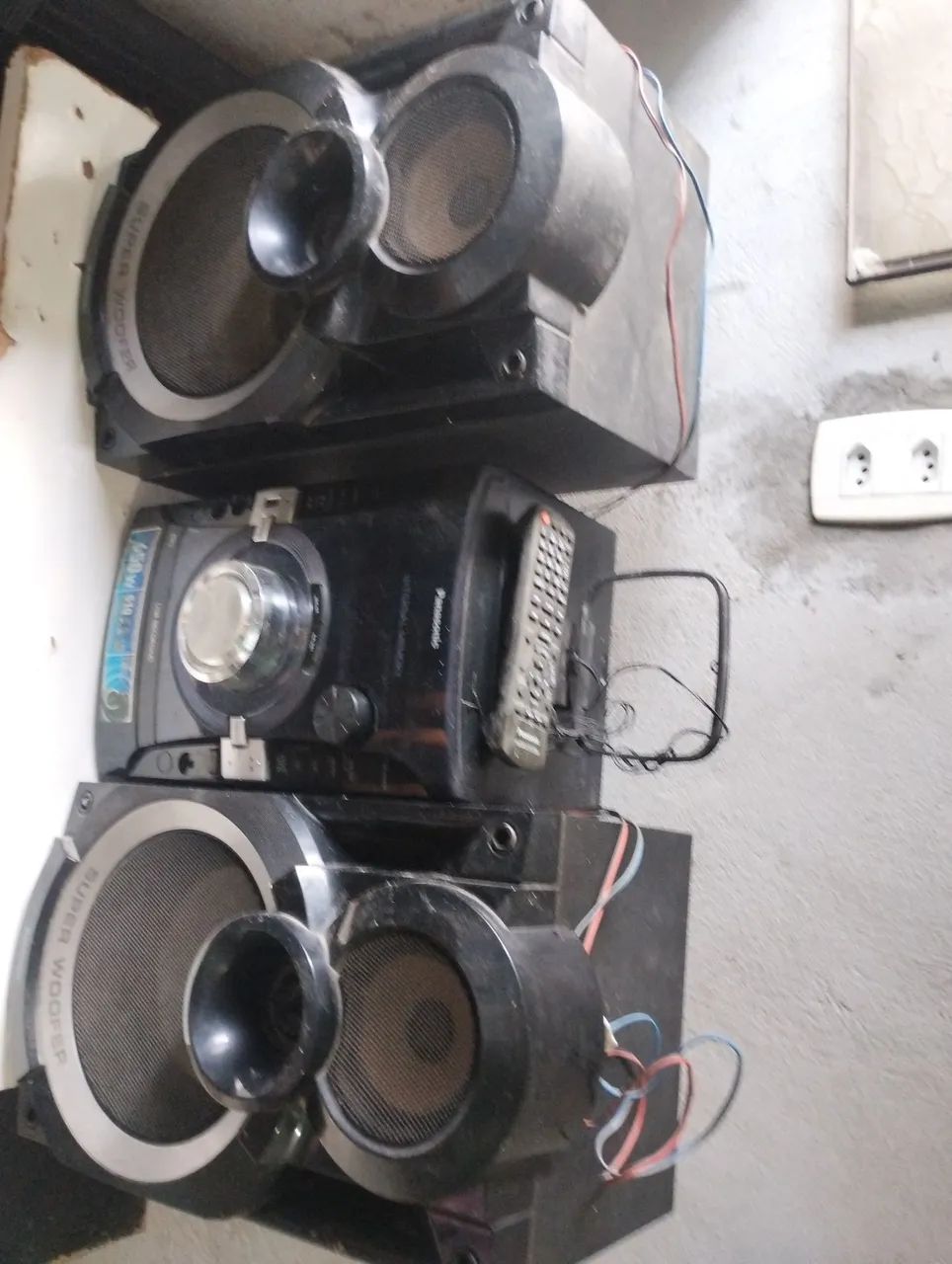 Aparelho de som Panasonic 