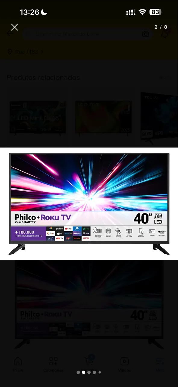 Tv Philco 40 polegadas