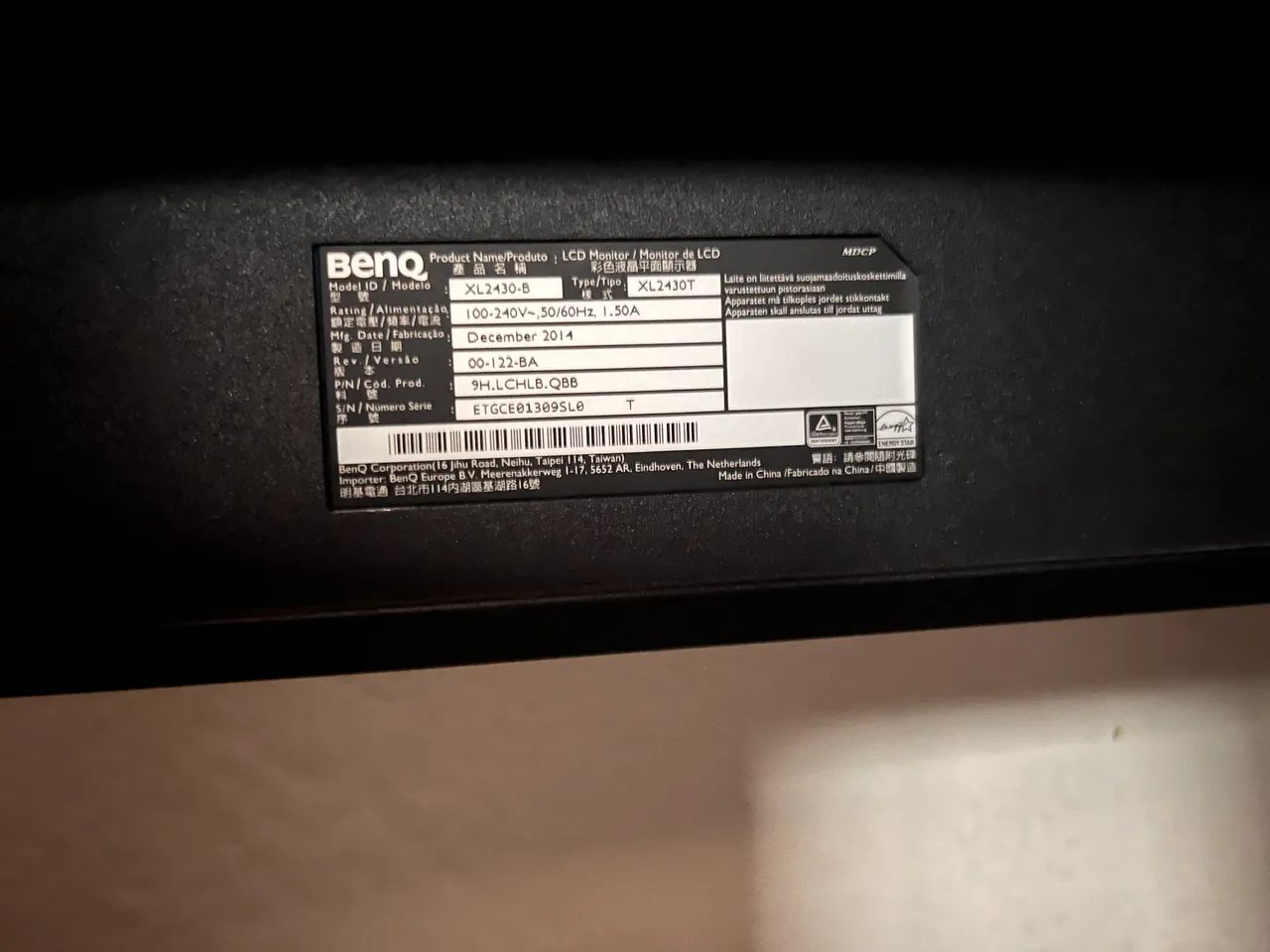 Monitor benQ XL2430T  - Foto 3