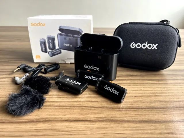 MICROFONE DE LAPELA GODOX WEC KIT2 NOVO NA CAIXA NUNCA USADO - Foto 5