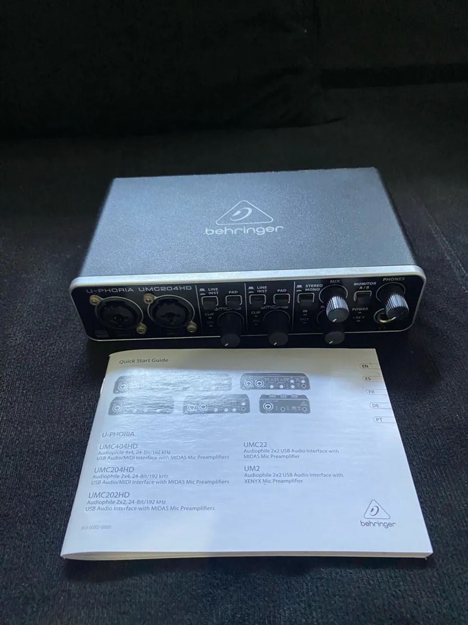 Interface de áudio behringer UMC204HD - Foto 5