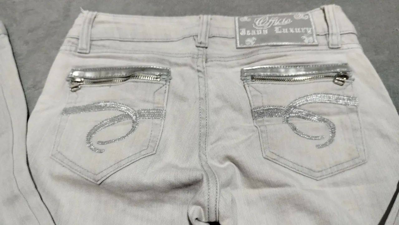 Calça de cintura baixa y2k - Foto 5