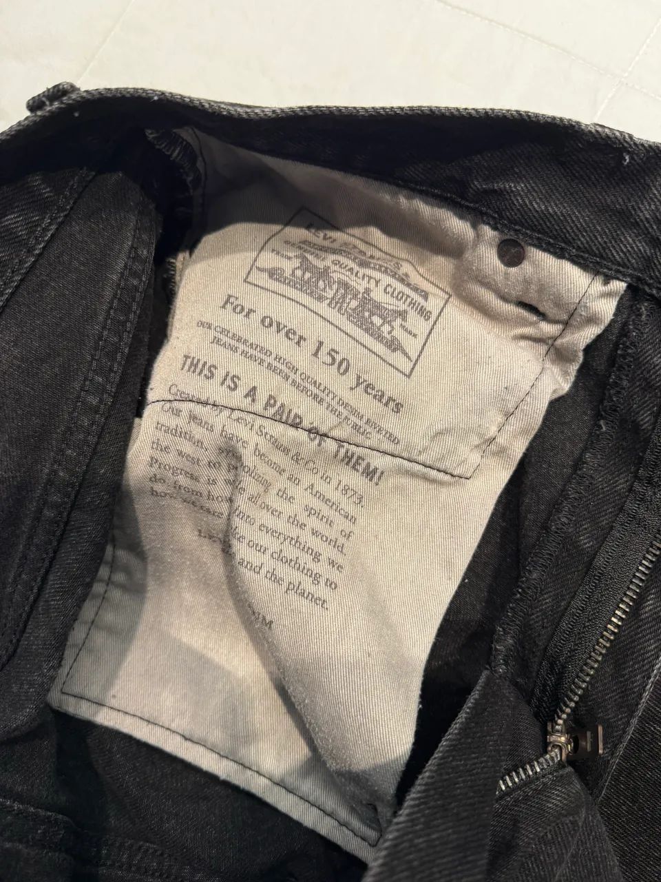 Calça Levis Preta 38/40 - Foto 5