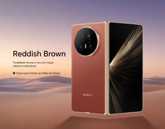 新品未開封Honor Magic V5 グローバル16/512 Brown Honor Magic V5 Global 16GB 512GB - Celulares e Smartphones