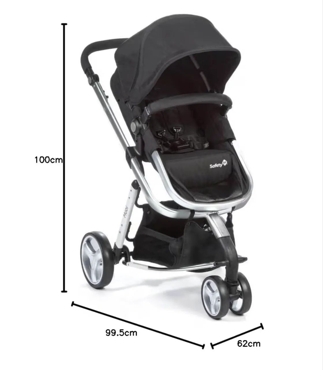 Carrinho de Bebê com bebê conforto - Foto 5