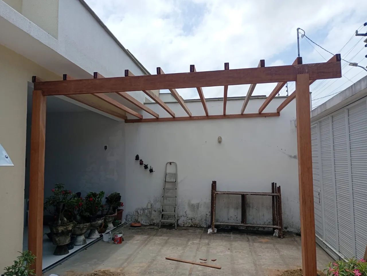 Montamos Pergolado de madeira! - Foto 5