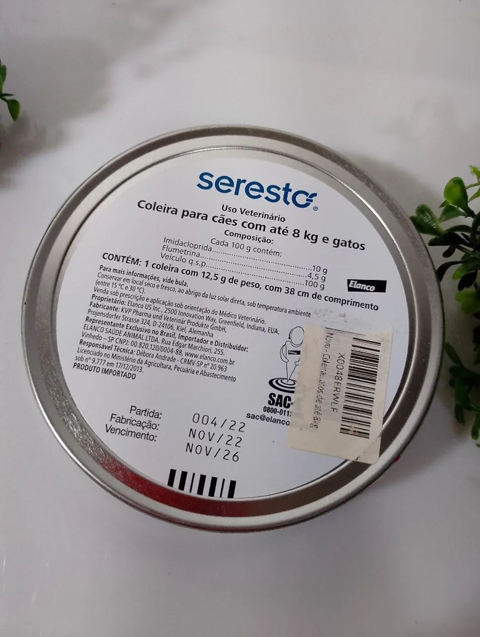 Seresto - Coleira Antipulgas para Cães até 8kg - Foto 2