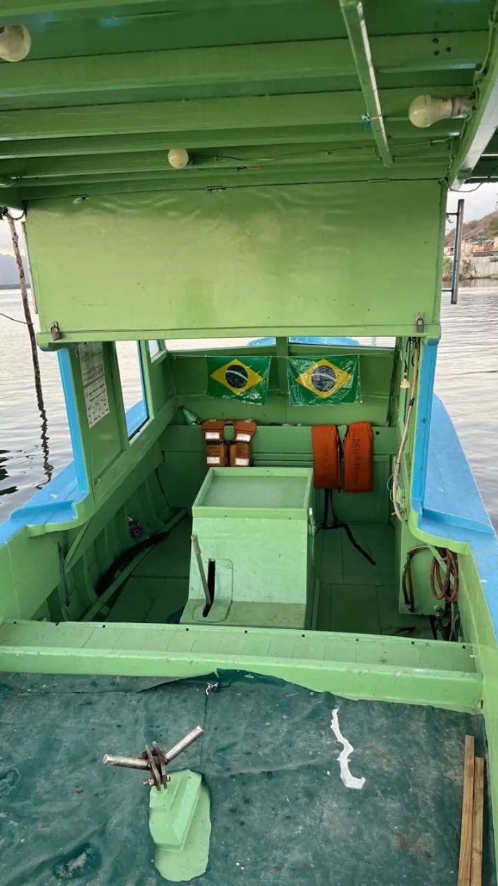 BARCO EM MADEIRA PARA RECREAÇÃO E PESCA  - Foto 5