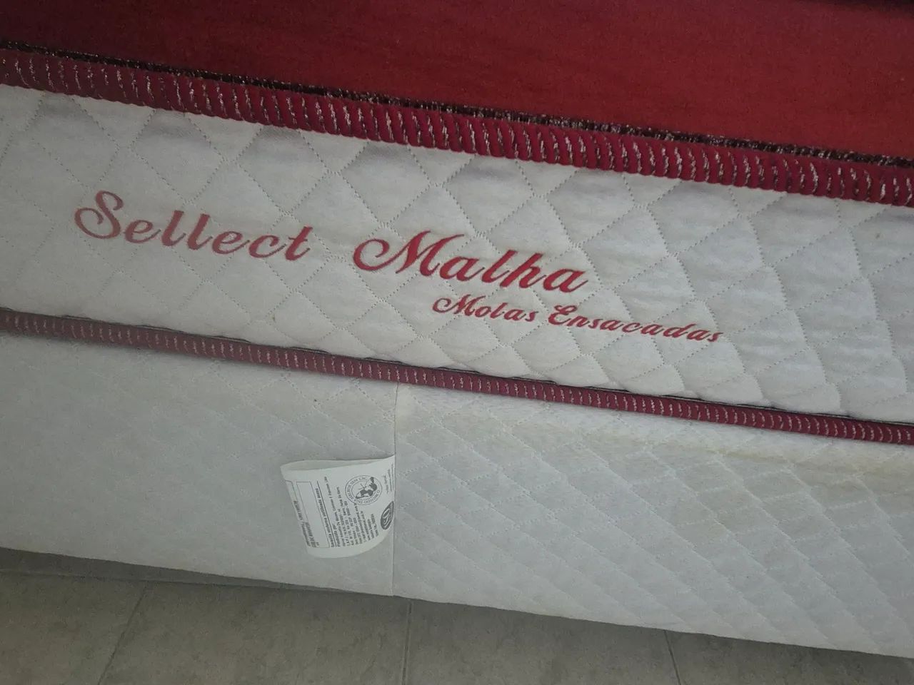 Cama com colchão molas ensacadas  - Foto 4