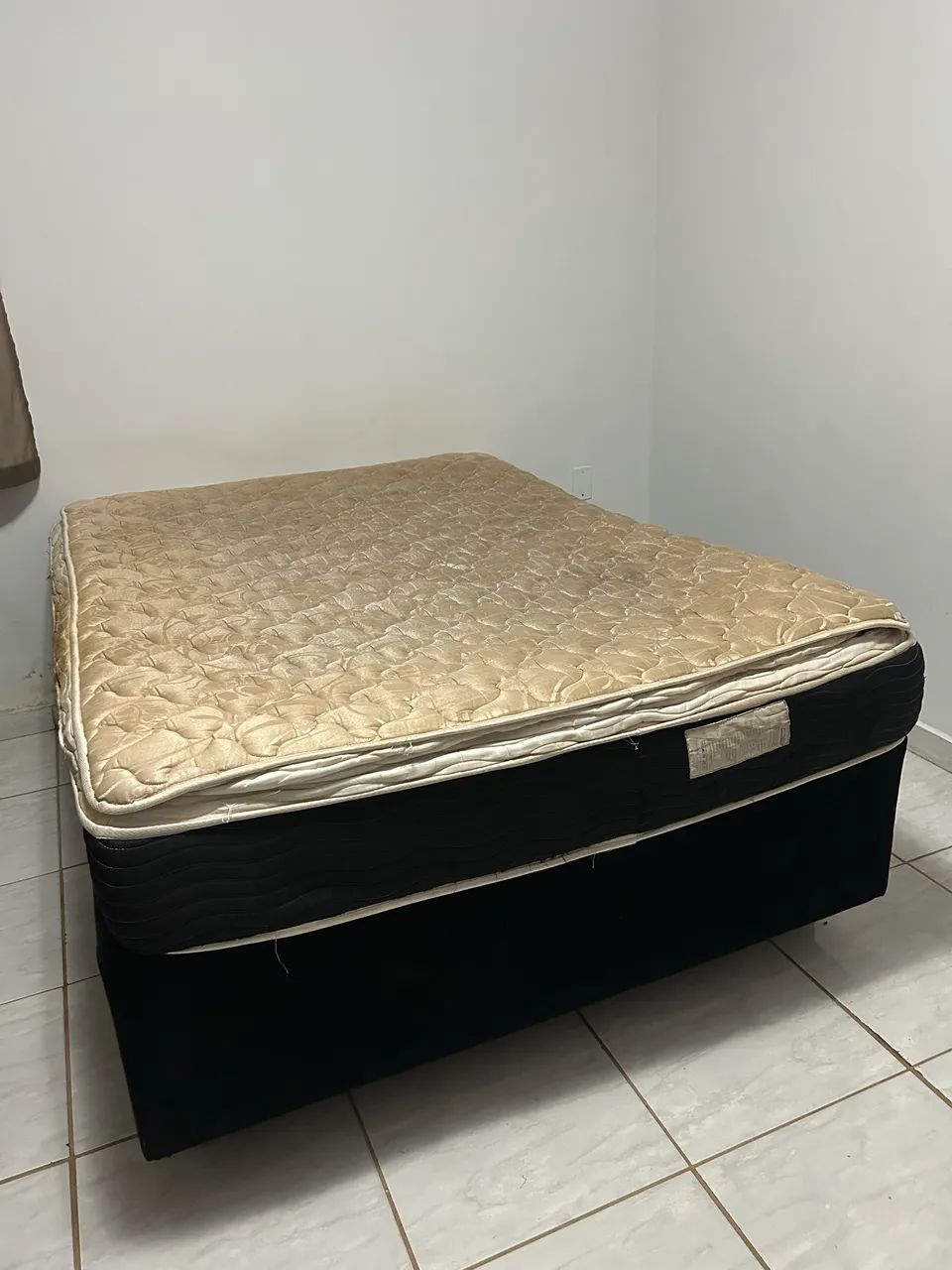 Cama Casal Base + Colchão Night & Day Plumatex Molas Superlastic - Foto 5