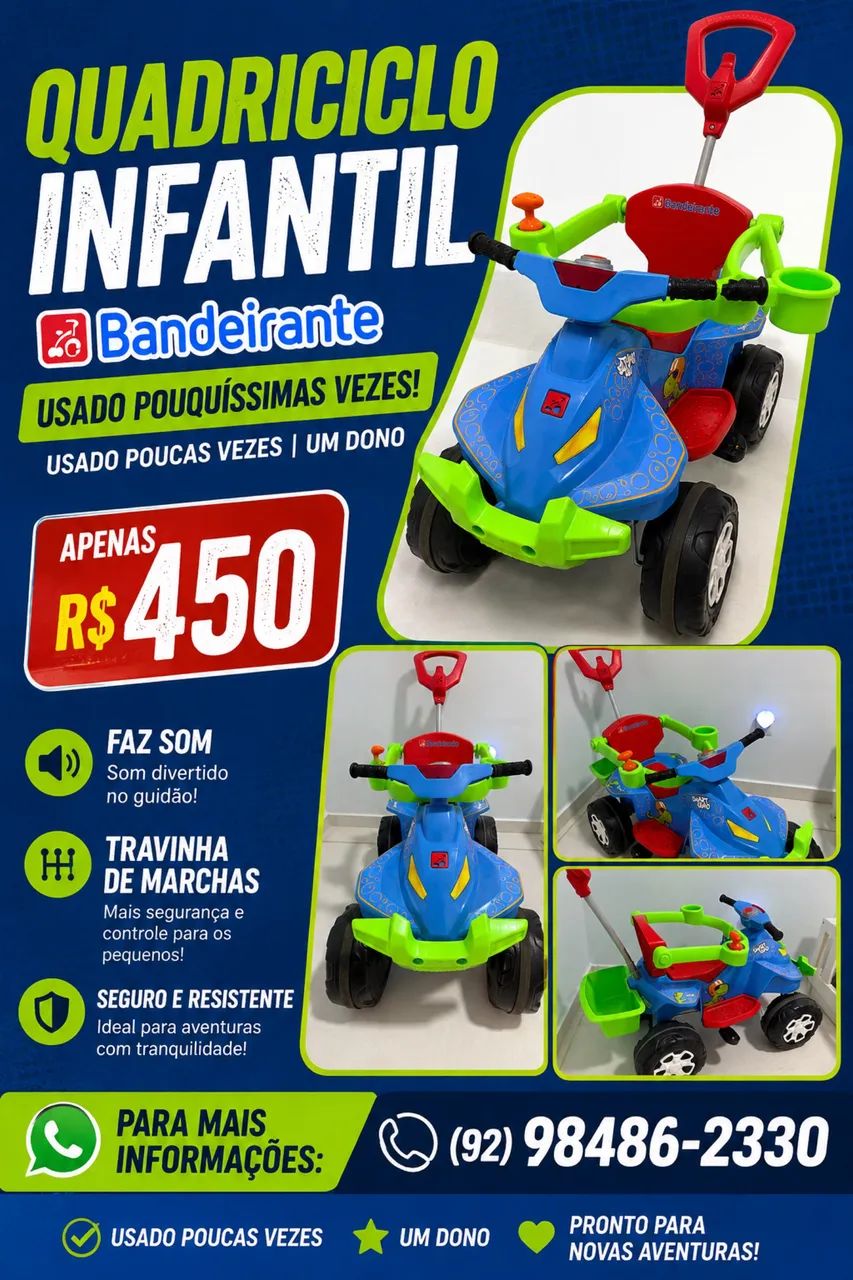 Quadriciclo infantil 