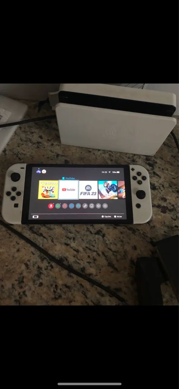 Nintendo swith oled branco 