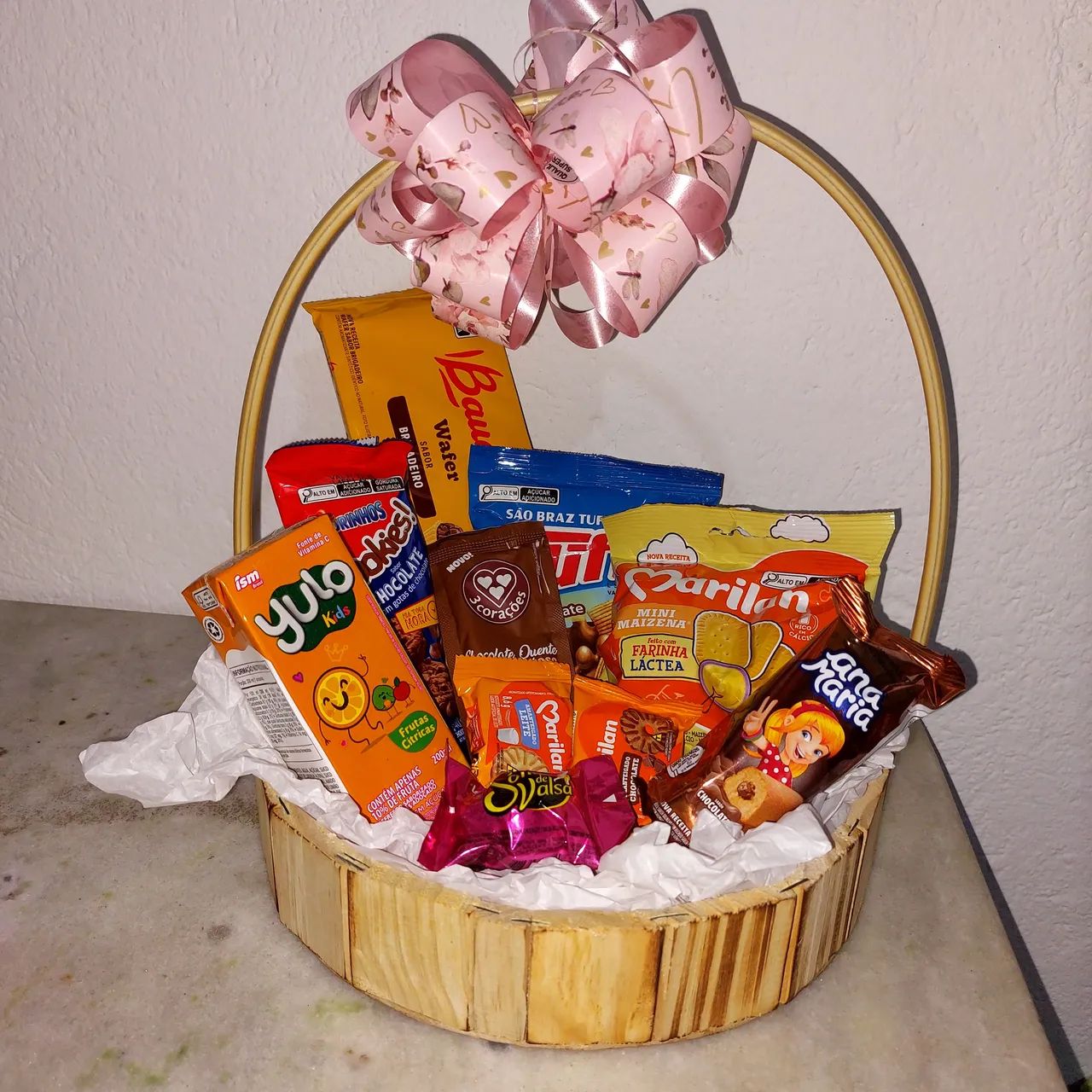 Cesta de Café da manhã e presente  - Foto 4