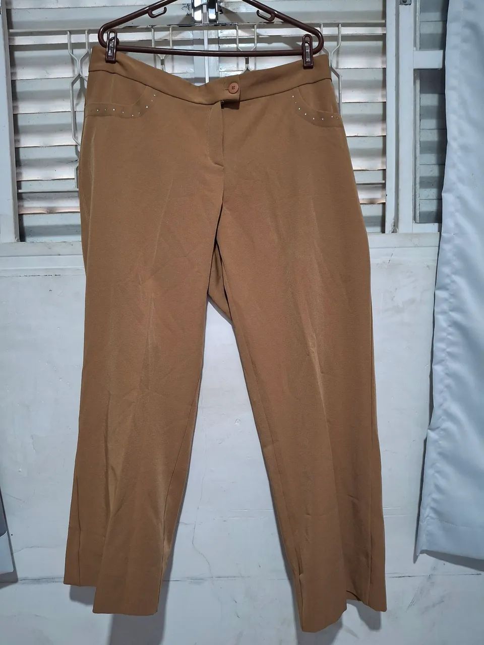 Vendo Calça Social Feminina Nova Marrom