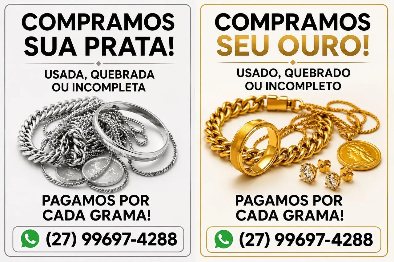 Peças em ouro 