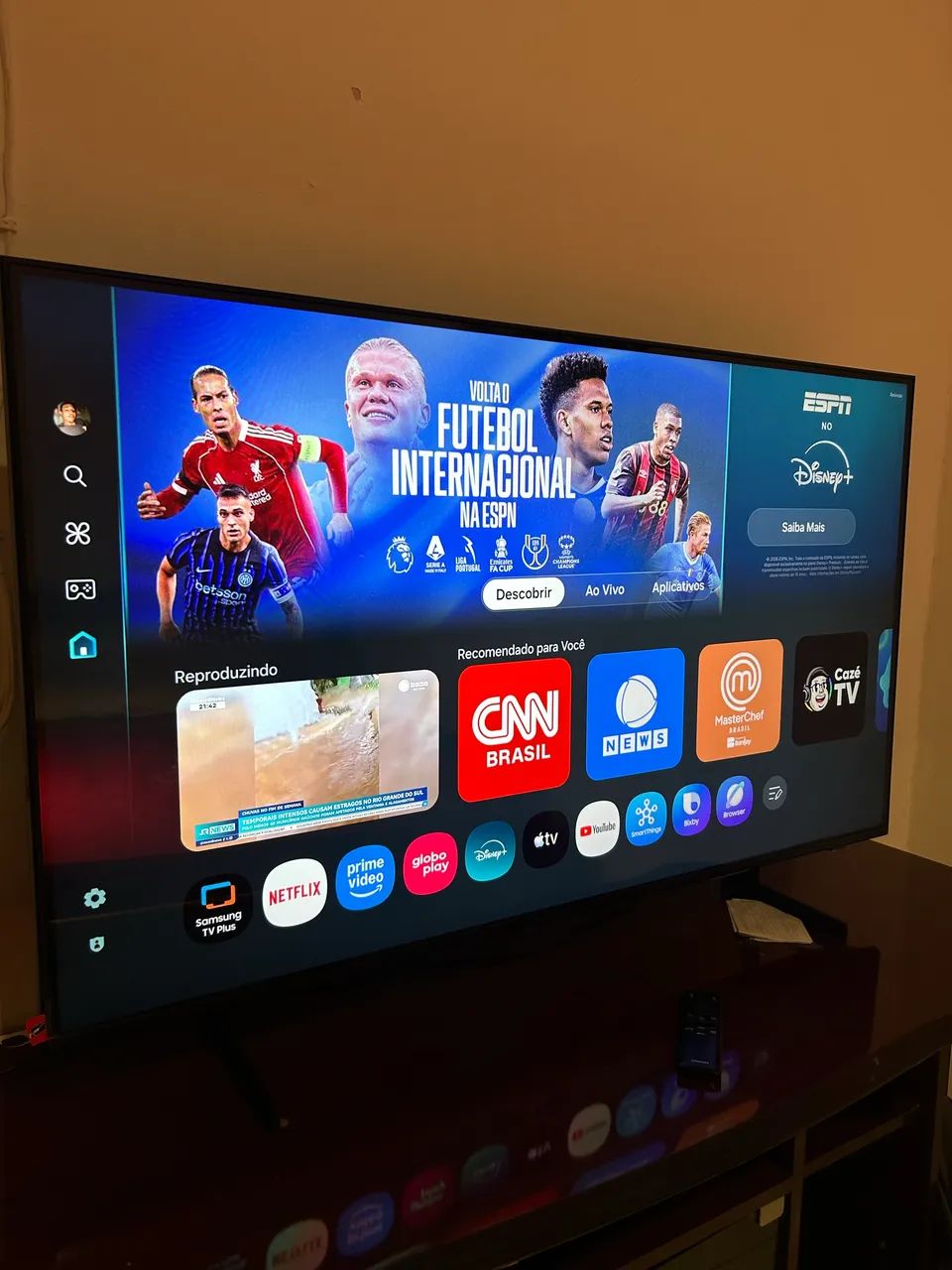 TV 43 POLEGADAS 4K SAMSUNG COM NF E GARANTIA 