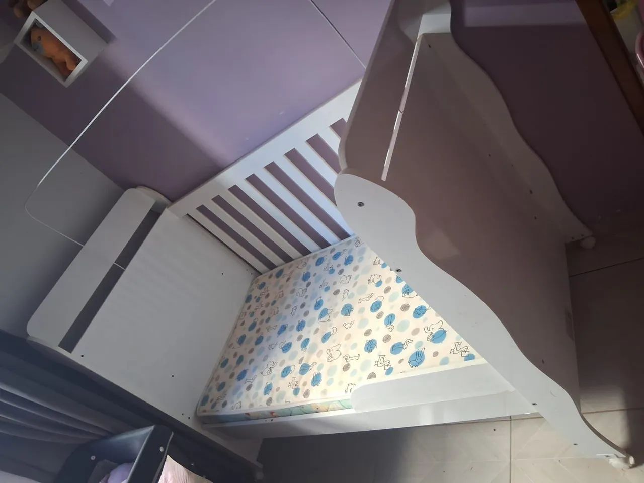 Berço ( Mine Cama) + Colchão Impermeável  - Foto 2