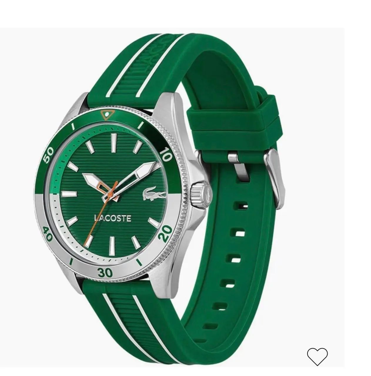 relógio lacoste mainsail masculino verde - Foto 2