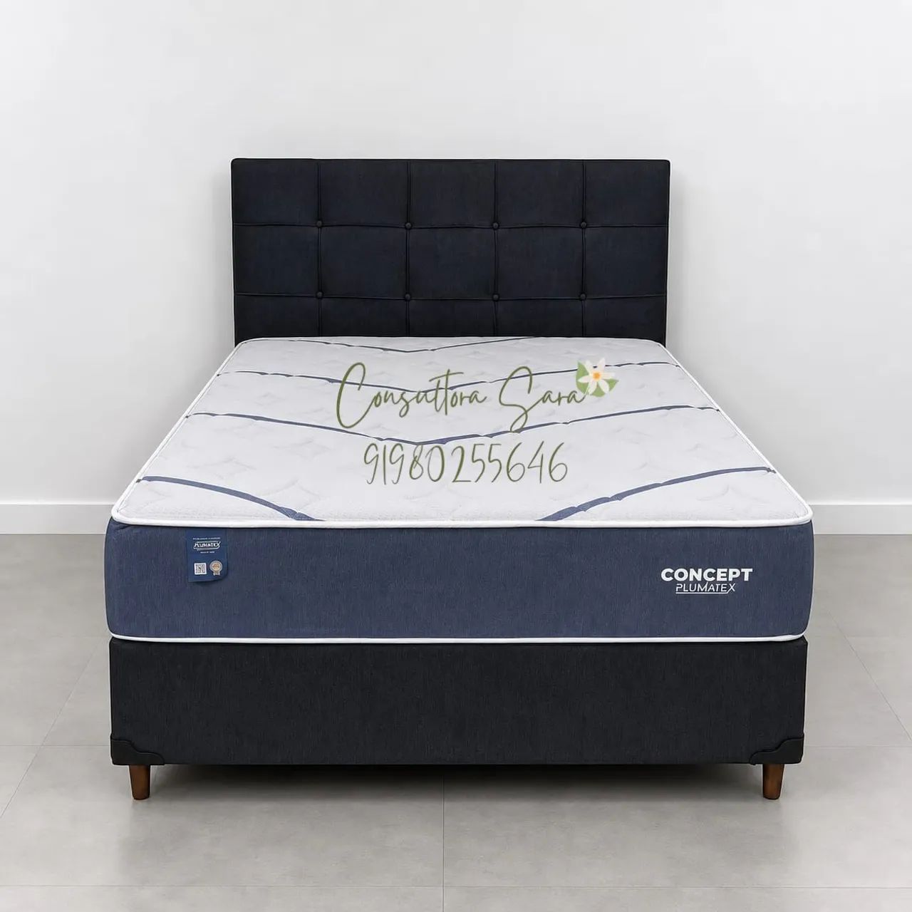 CAMA BOX MOLAS ENSACADAS MACIA E CONFORTÁVEL TAMANHO CASAL 