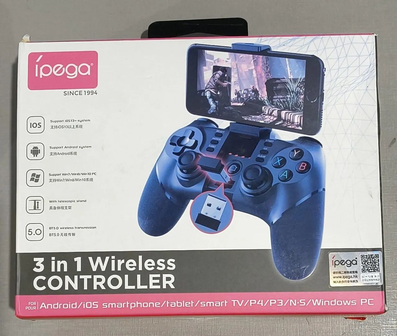Controle iPega, para: iOS, Android, Tablet, Smartv, PS3, PS4, NS, Windows PC - Foto 2
