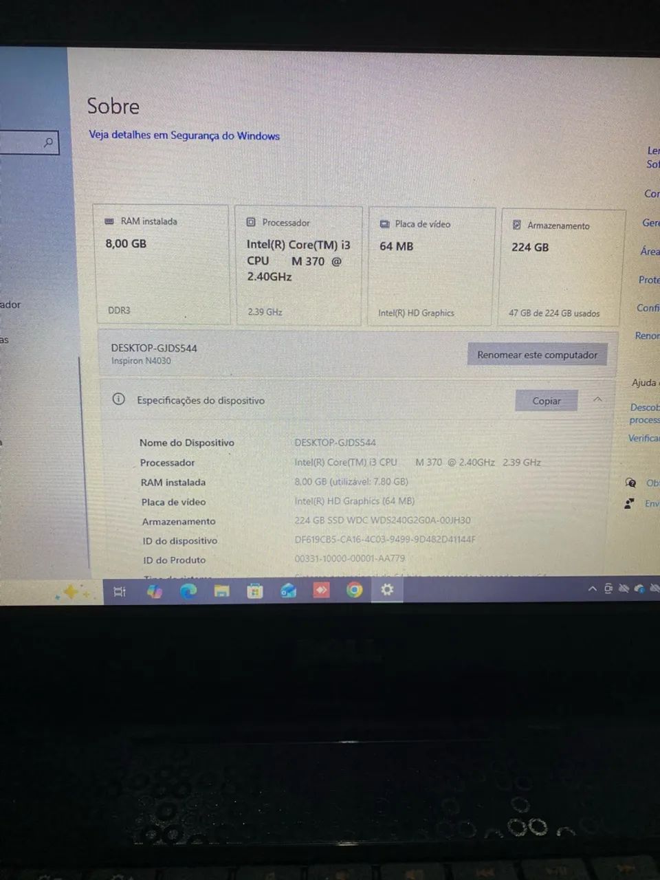 Notebook Dell i3  - Foto 3