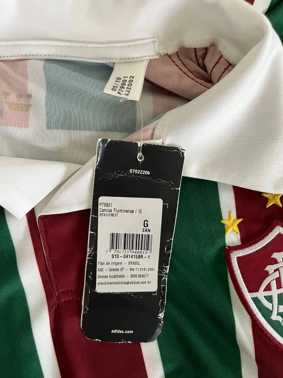 Camisa Fluminense Adidas Original 2010 - Nova, na Etiqueta! - Foto 3