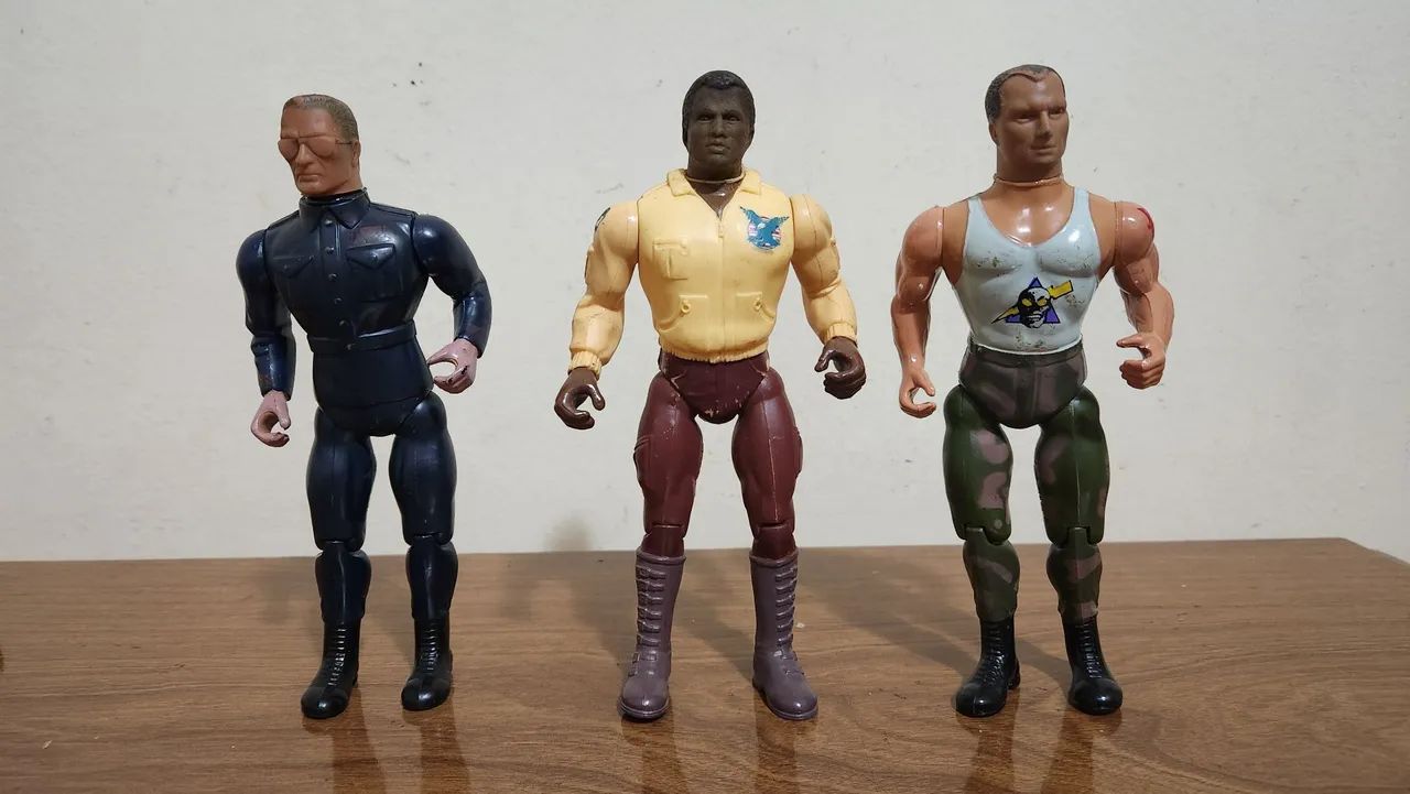 Boneco General Warhawk Havoc e Turbo Rambo Anos 80